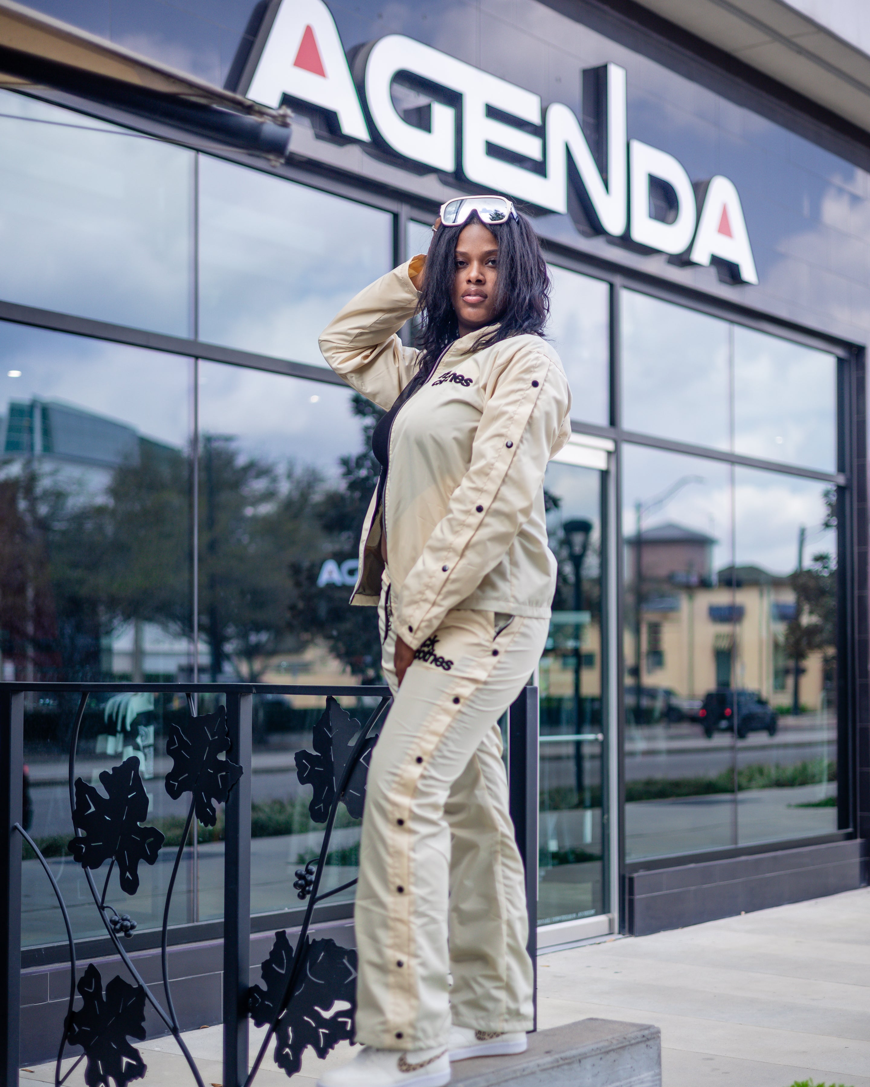 FC WINDBREAKER SET OFF WHITE