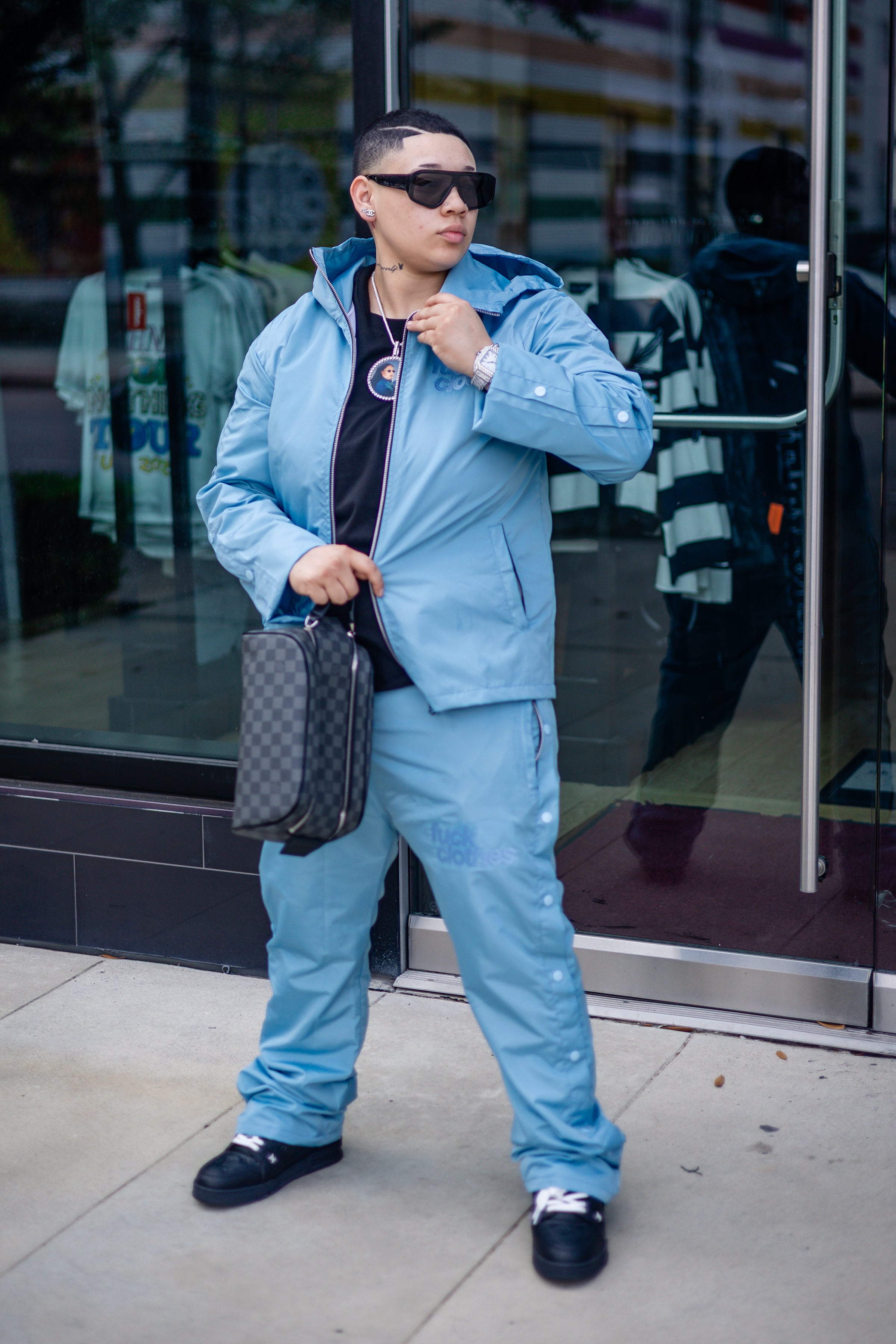 FC WINDBREAKER SET GLACIER BLUE