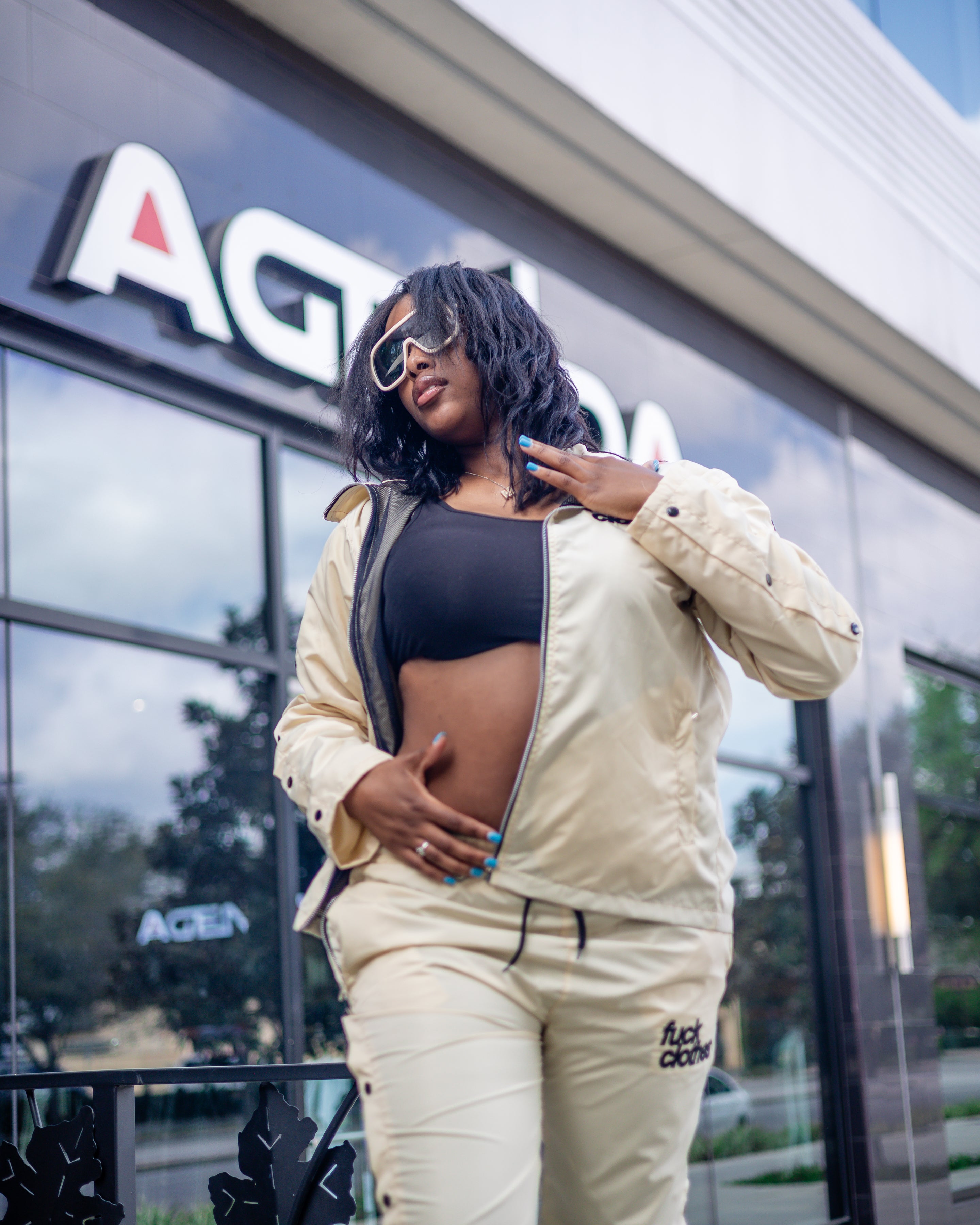 FC WINDBREAKER SET OFF WHITE