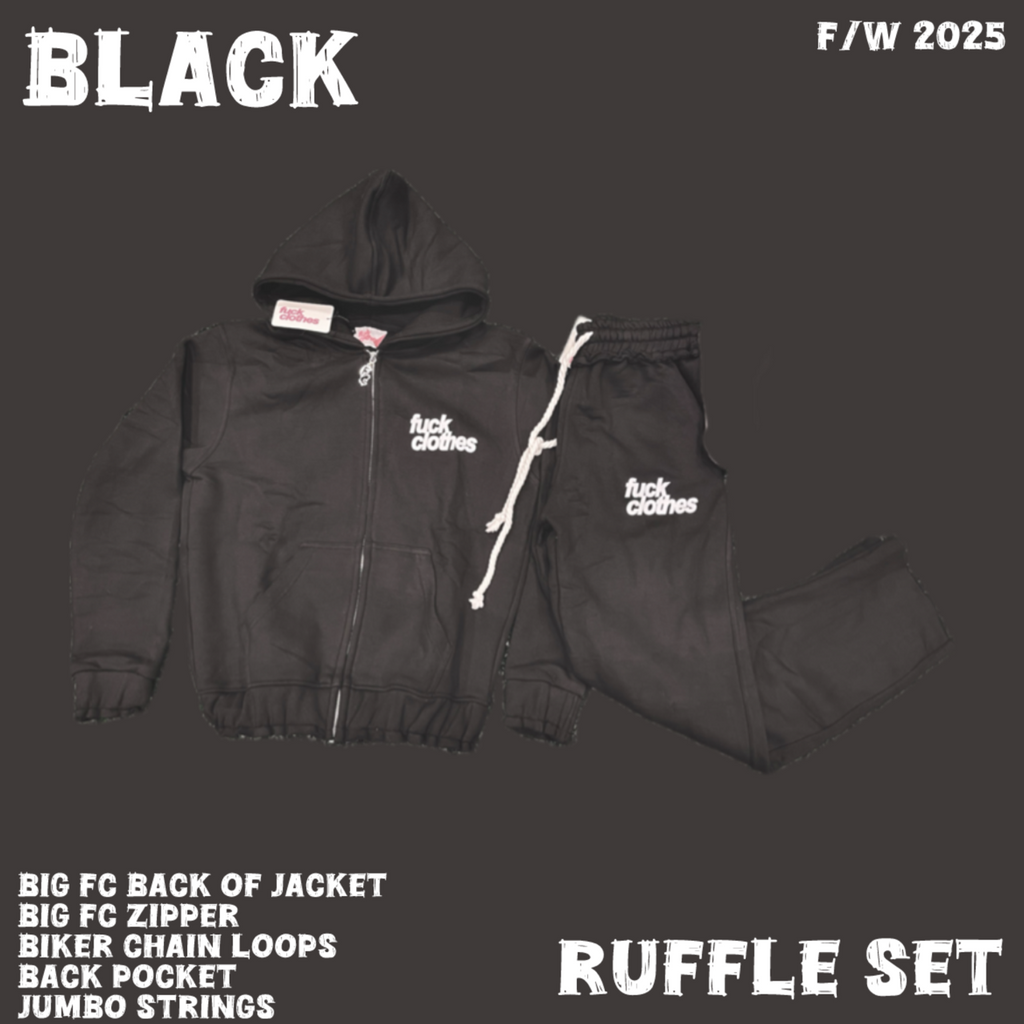 Fuck Clothes Ruffle Set