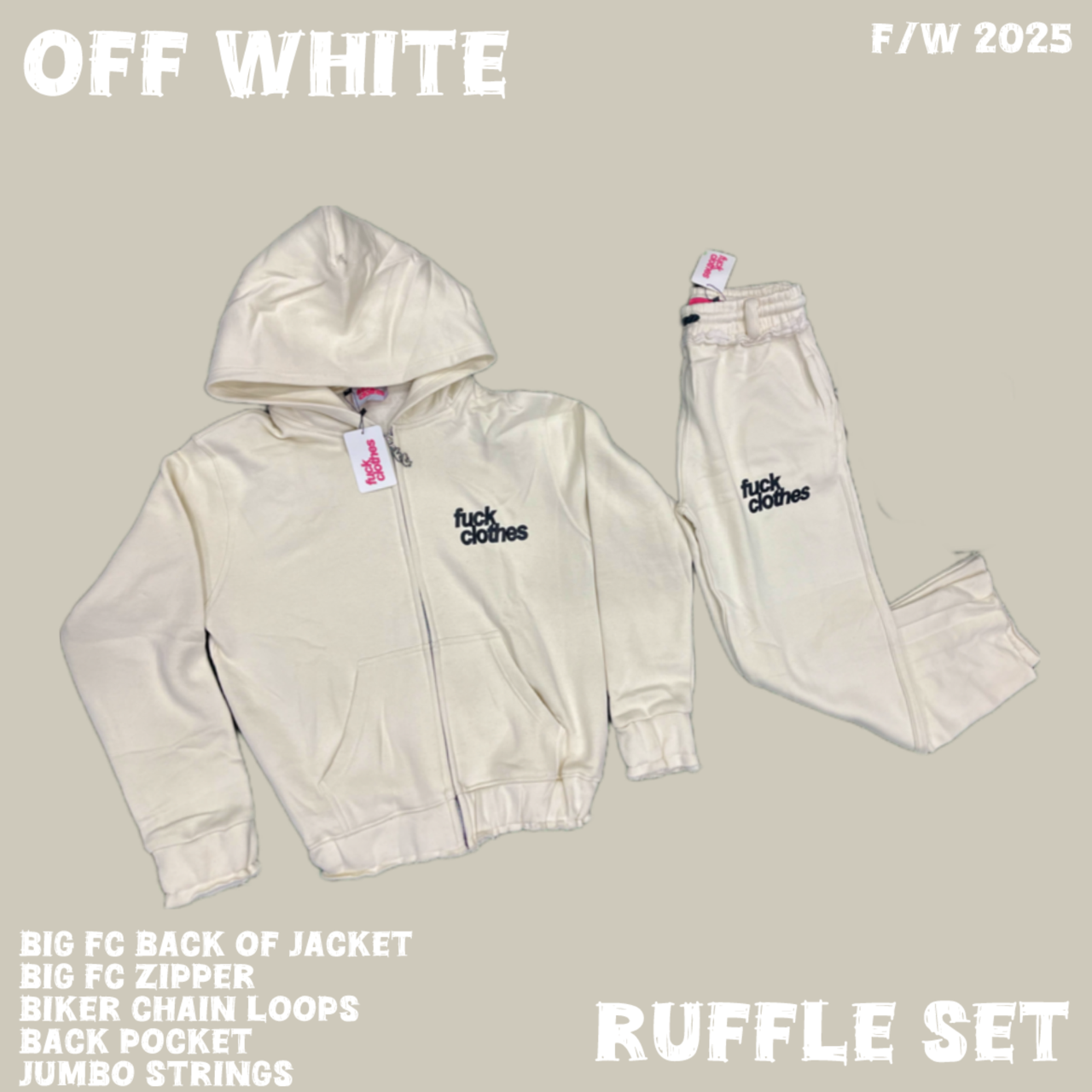 Fuck Clothes Ruffle Set